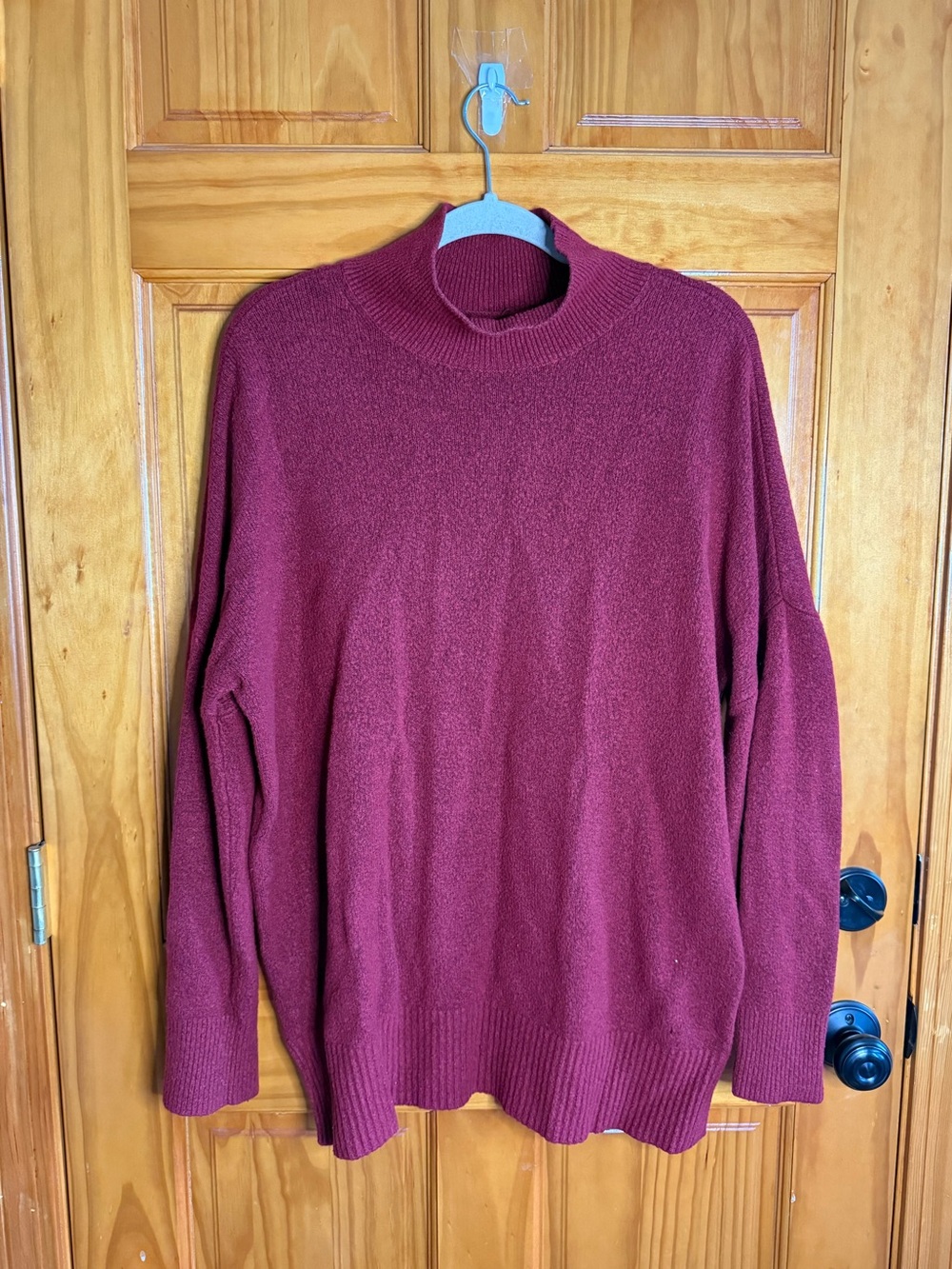 Abercrombie & Fitch oversized mock neck knit sweater size Medium